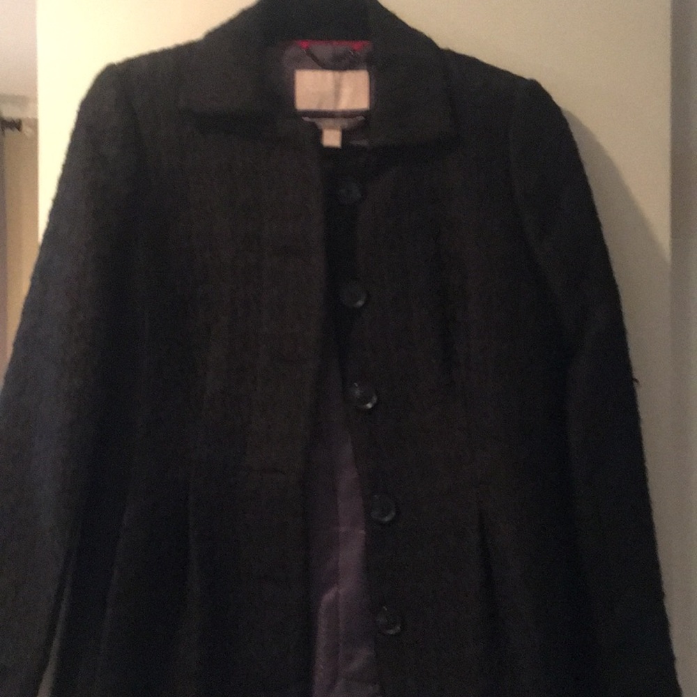Gorgeous black textured coat size XS